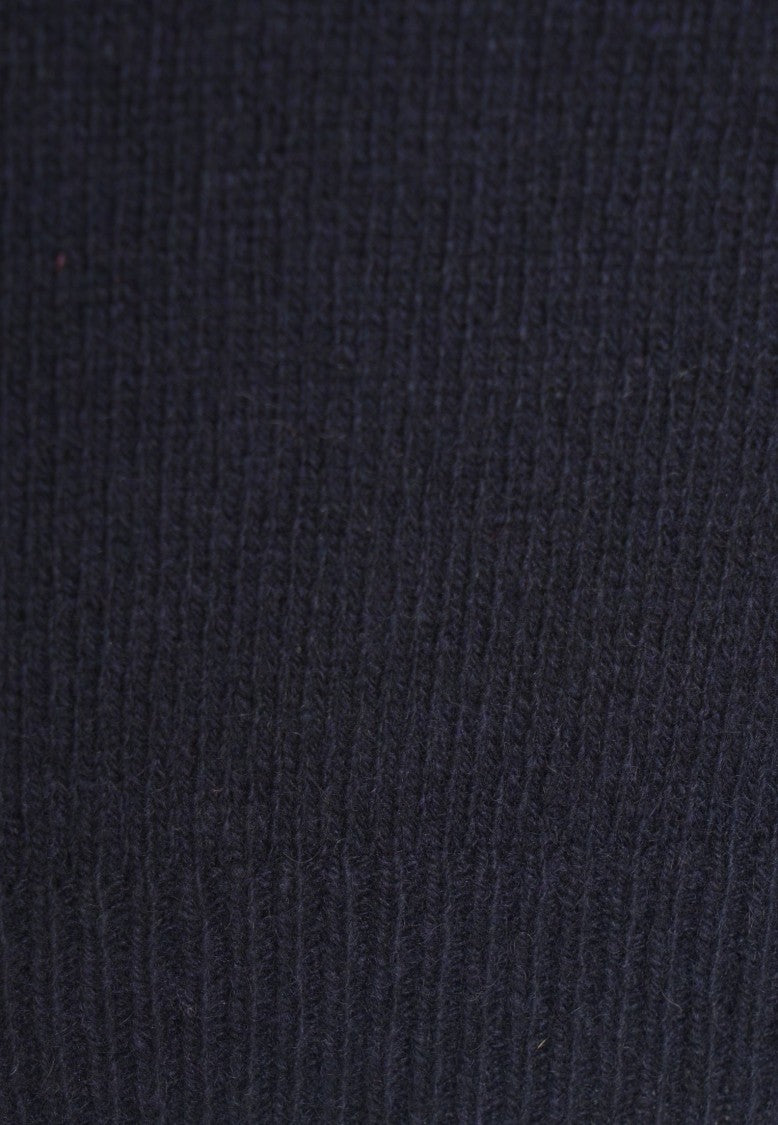 Jucca Cashmere Crew Neck Sweater With Ribbed Details