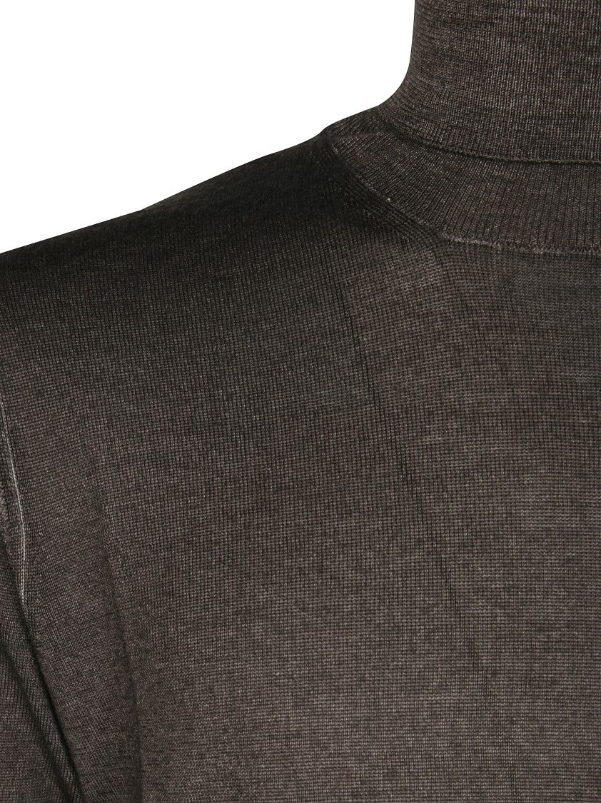 Altea Fitted Turtleneck Merino Wool Sweater