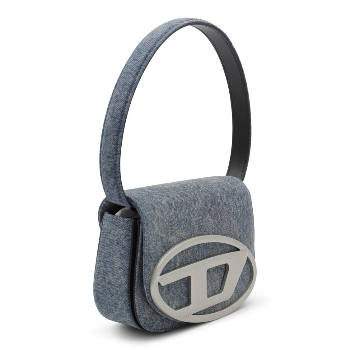 Diesel Bleached Denim 1Dr Shoulder Bag