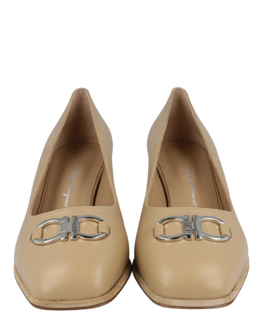 Ferragamo Comiso Leather Pumps