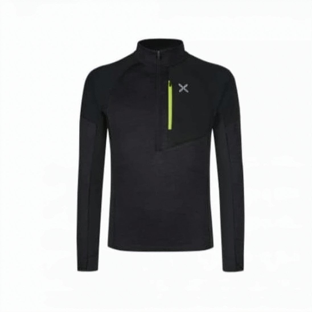 Montura High-Collar Long-Sleeve Activewear Top With Quarter Zip
