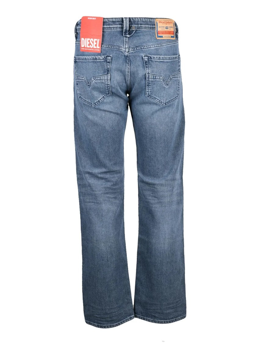 Diesel Blue Cotton-Blend Larkee Jeans
