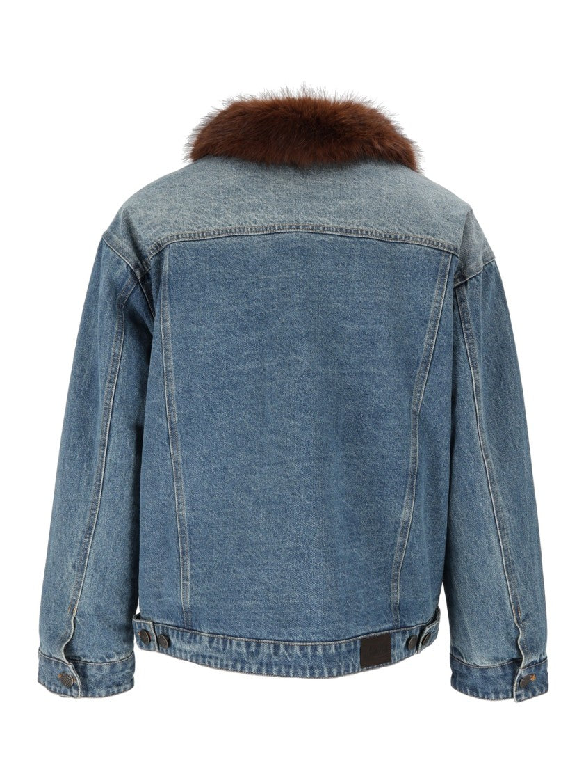 Tory Burch Denim Romy Slim Jacket