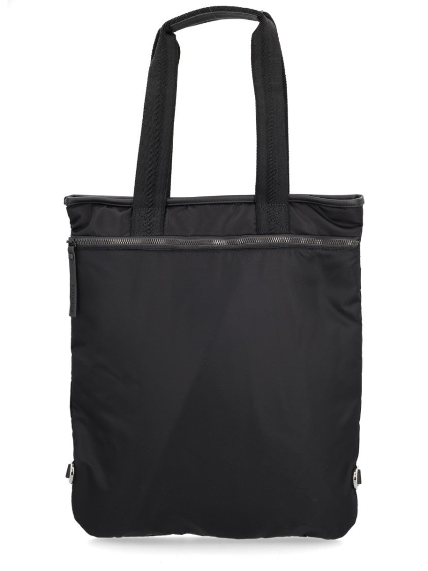 Premiata Black Backpack With Dual Top Handles