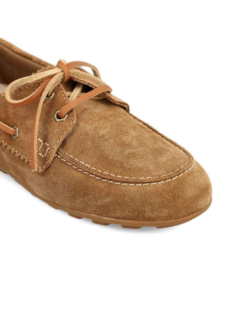 Hogan Moccasin-Style Loafers With Decorative Laces And Gripped Sole