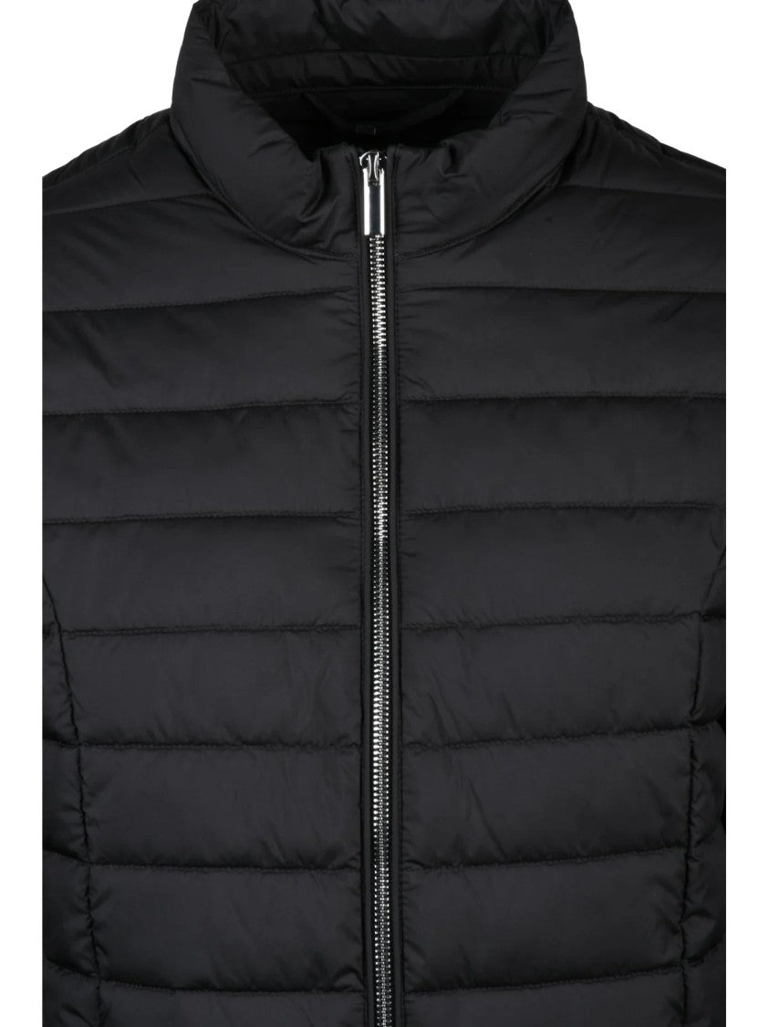 Pennyblack Black Polyester Quilted Down Jacket
