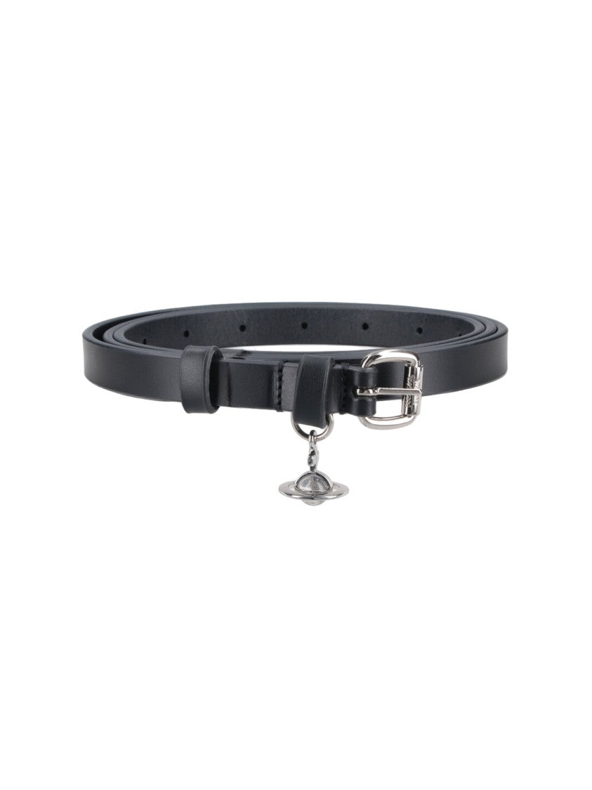 Vivienne Westwood "Mini Alex Charm" Belt – Black
