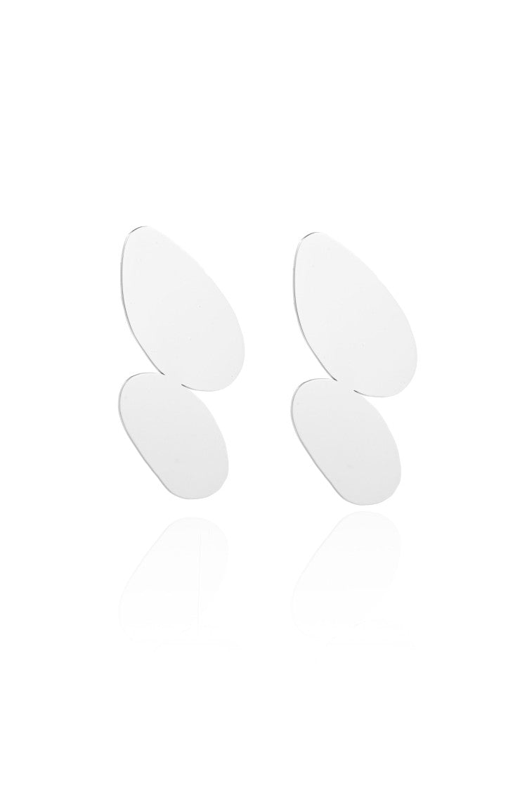 Federica Tosi Silver Jenny 925 Silver-Plated Bronze Metal Earrings