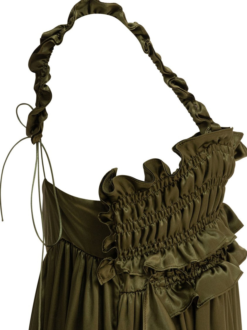 Cecilie Bahnsen Silk Dress With Flowing Silhouette