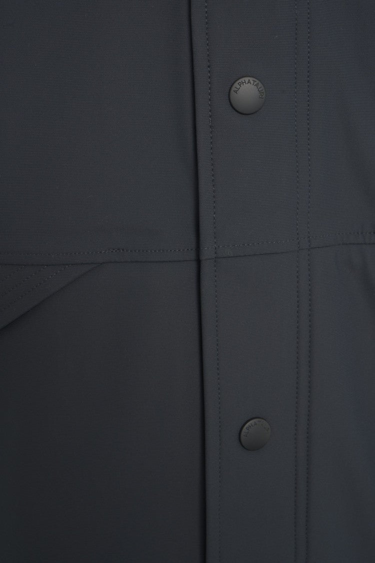 Alpha Tauri Parka With Fixed Hood And Concealed Zip Closure