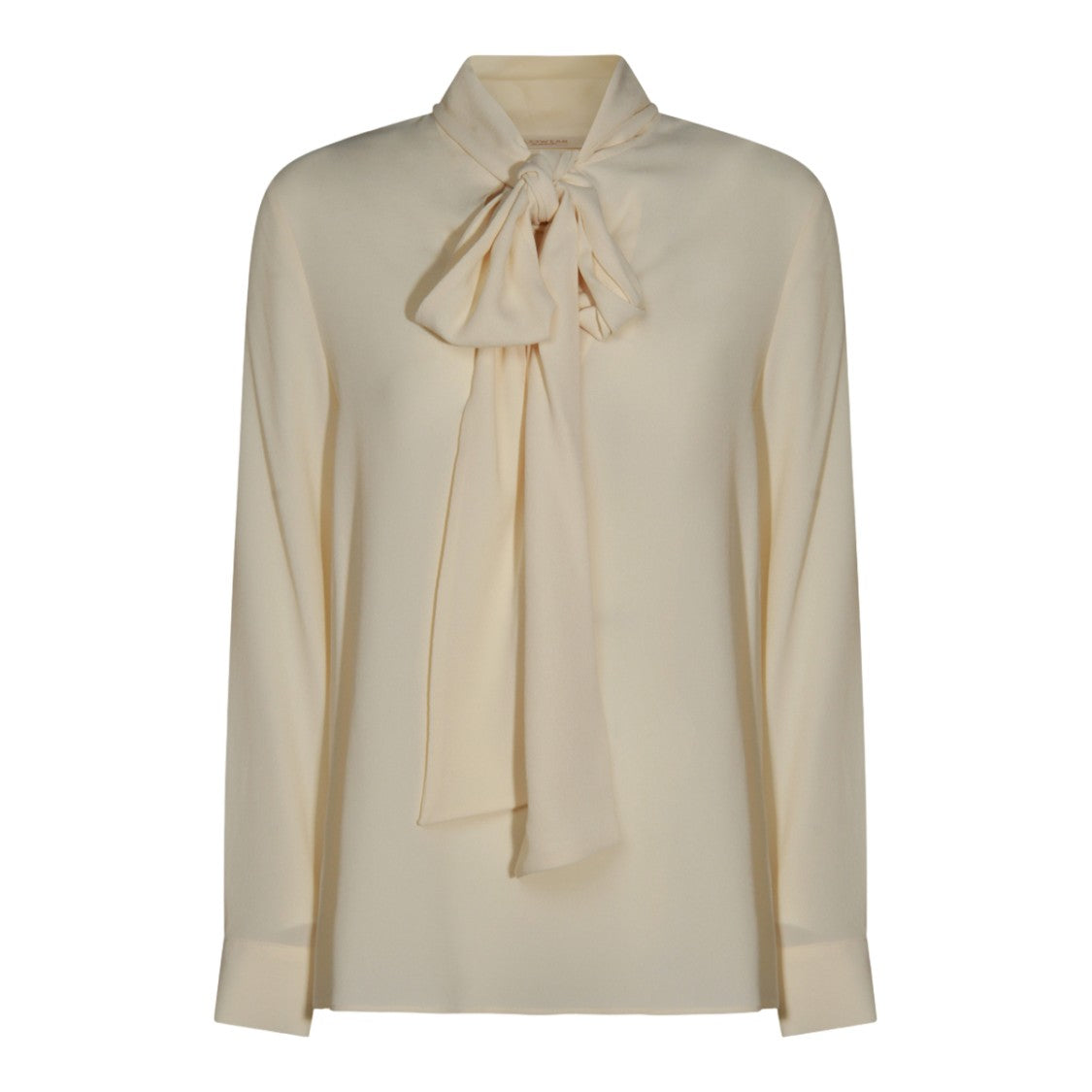 Glanshirt Flowing Blouse With Bow Tie Detail
