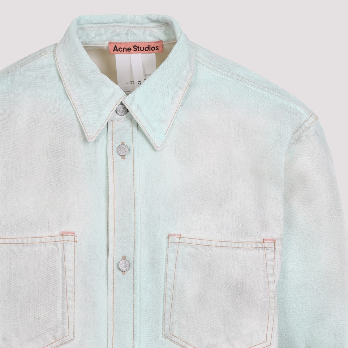 Acne Studios Mint Green Cotton Shirt