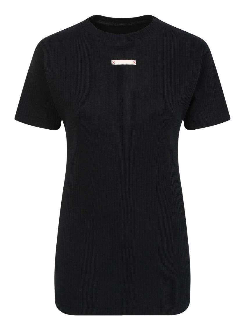 Maison Margiela Black Logo Patch T-Shirt