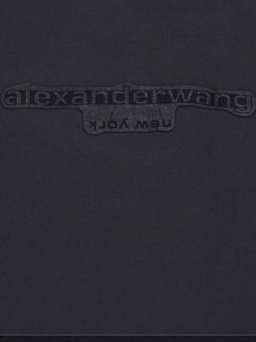 Alexander Wang Logo T-Shirt – Black