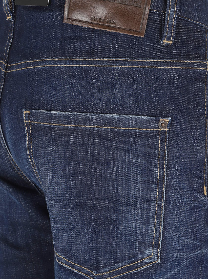 Dsquared2 Dsquared2 Blue Cotton-Elastane Jeans