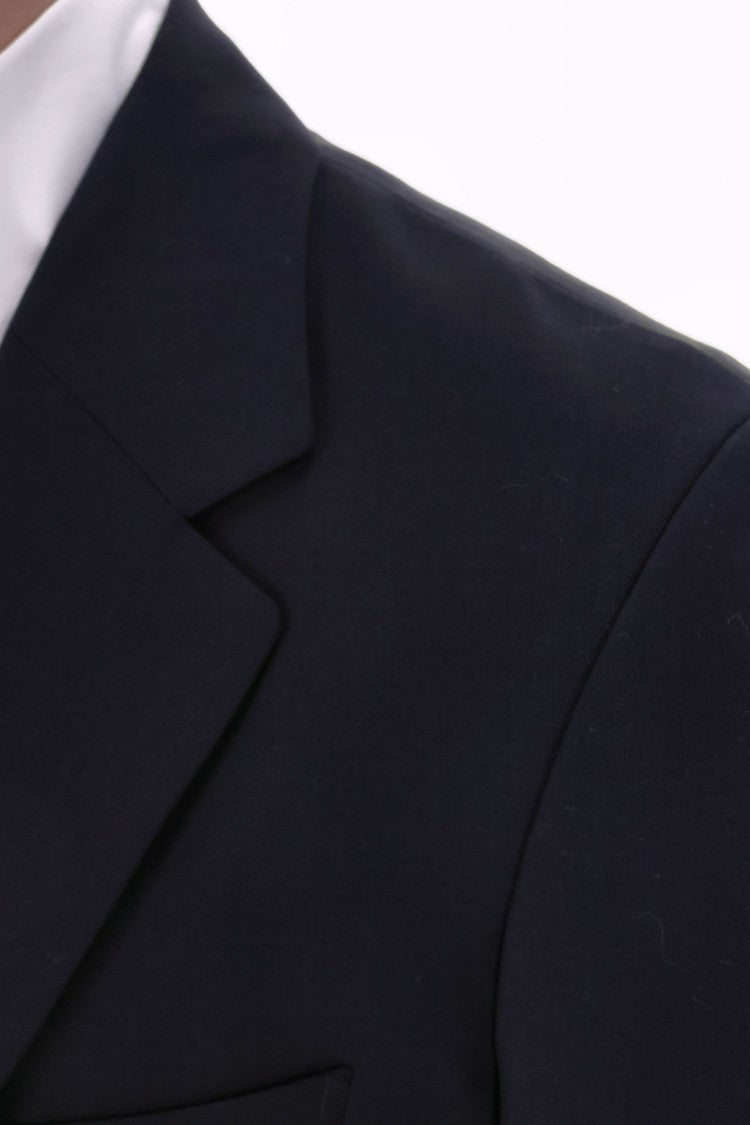 Officine Generale Kent Model Single-Breasted Wool Jacket