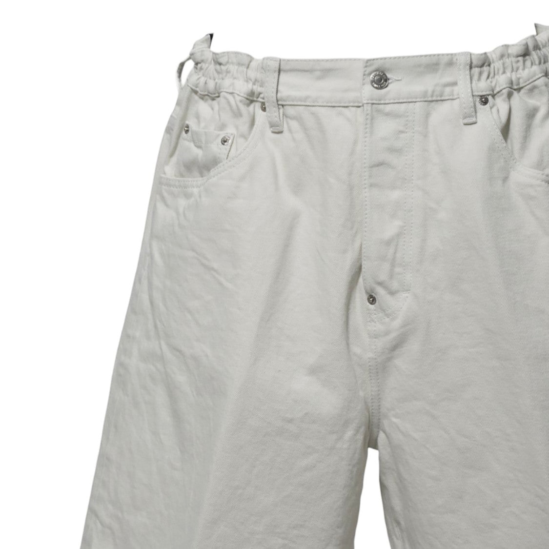 Dsquared2 Icon New Generation Surfer Bermuda In Cream Cotton