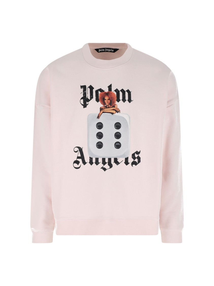 Palm Angels Holy Pin Up' Sweatshirt – Pink