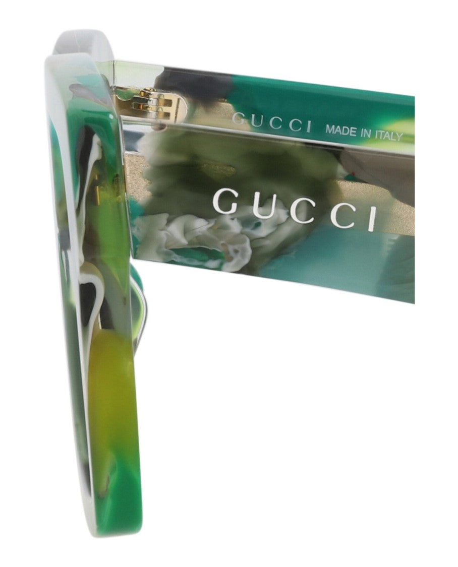 Gucci Square-Frame Recycled Acetate Sunglasses