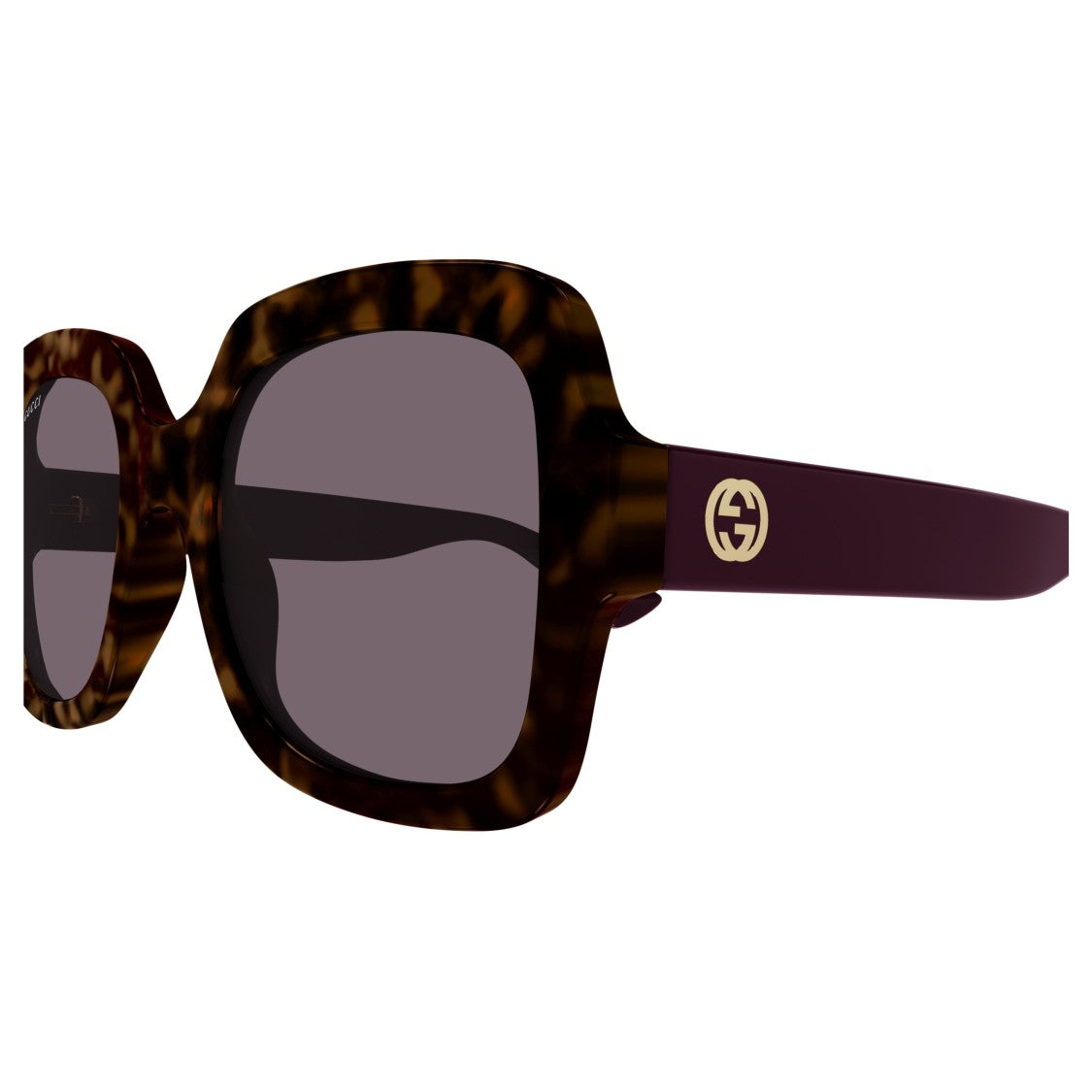 Gucci Gg1337s Tortoiseshell Patterned Oversized Square Sunglasses