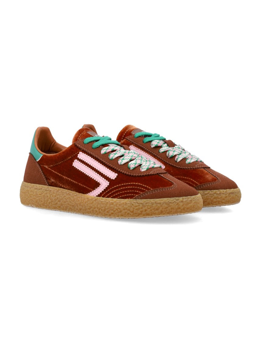 Puraai Xs Velvet Suede-Effect Sneakers