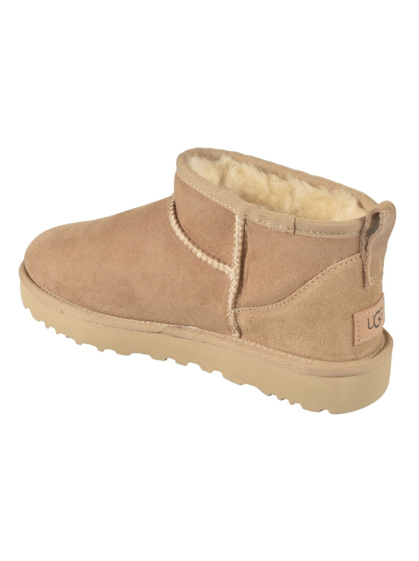 Ugg Beige Shearling Sheepskin Boots