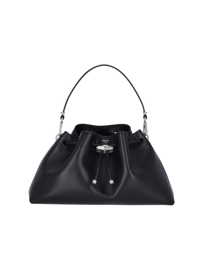Jimmy Choo "Bon Bon East/West" Bucket Bag Black