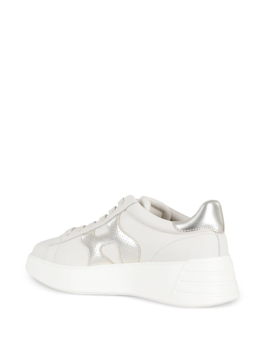 Hogan White Leather Flats