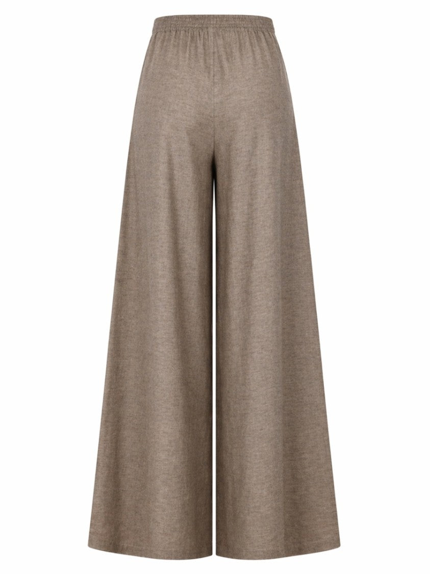 Fabiana Filippi Amelia Wide-Leg Linen Pants