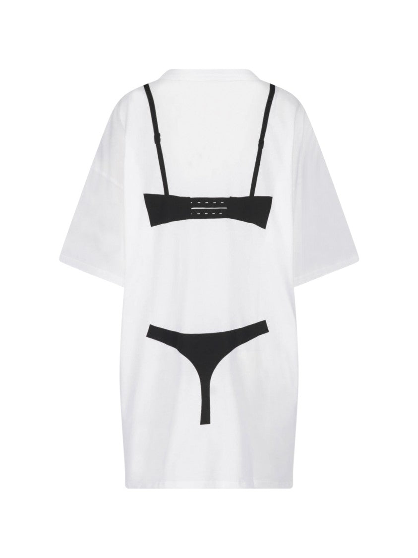Vaquera White Graphic Cotton T-Shirt