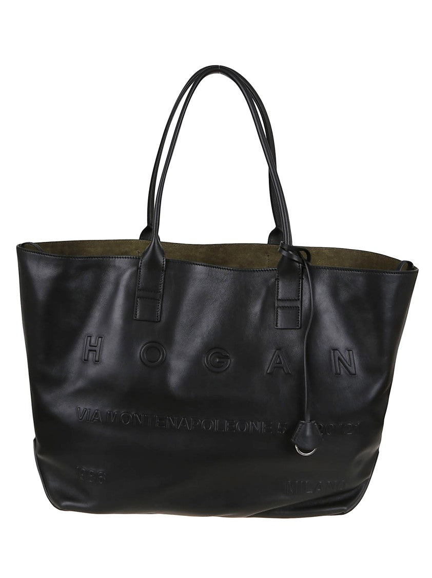 Hogan Script Address Shopping Bag