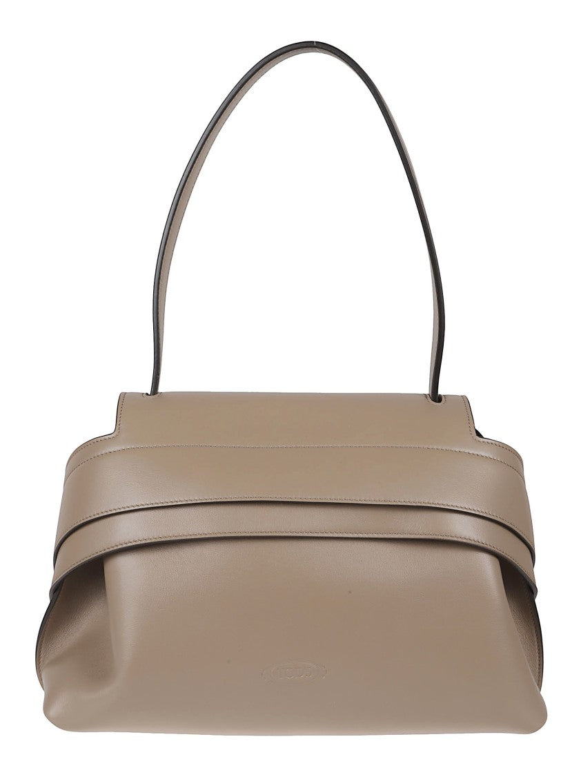 Tod's Contemporary Calf Leather Wave Bag