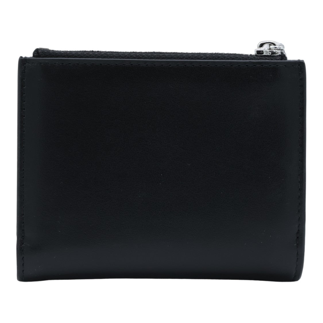 Diesel Sleek Black Wallet With Silver Emblem