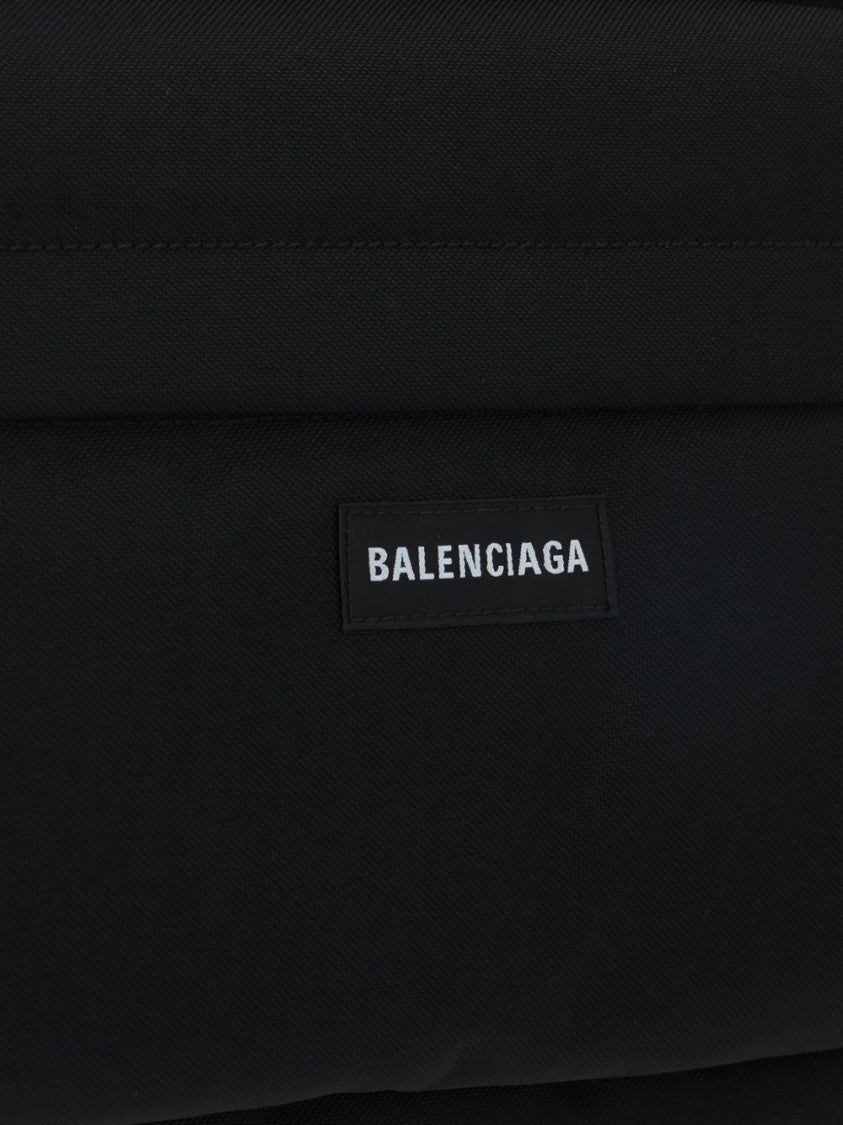 Balenciaga Black Explorer Baseball Logo Backpack