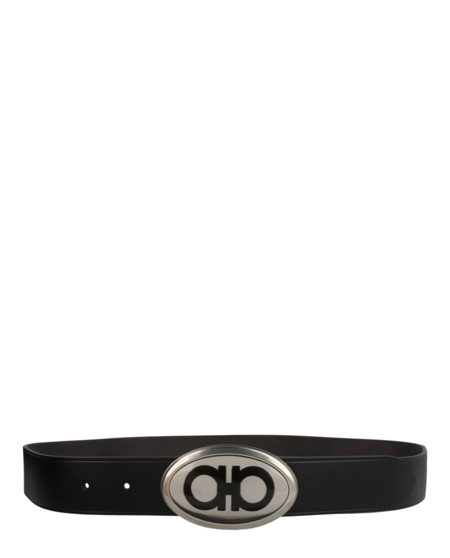 Ferragamo Gancini Buckle Leather Belt