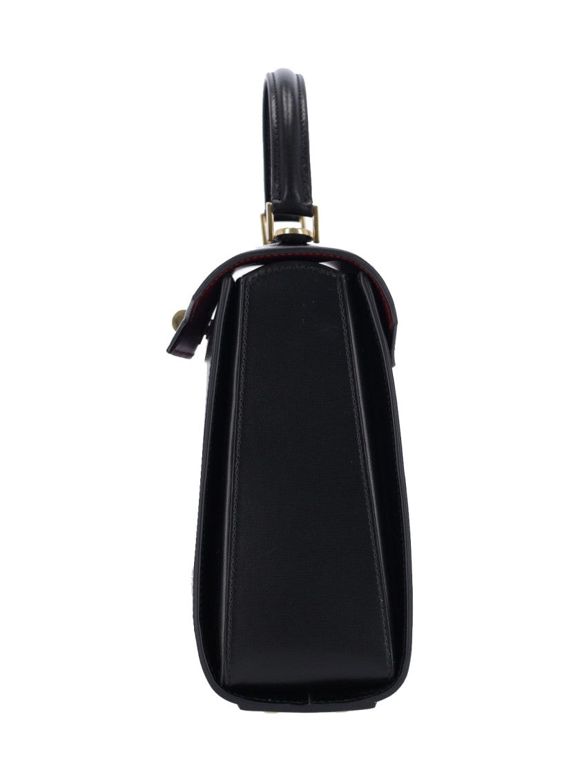 Anya Hindmarch Black Mortimer Calf Leather Handbag