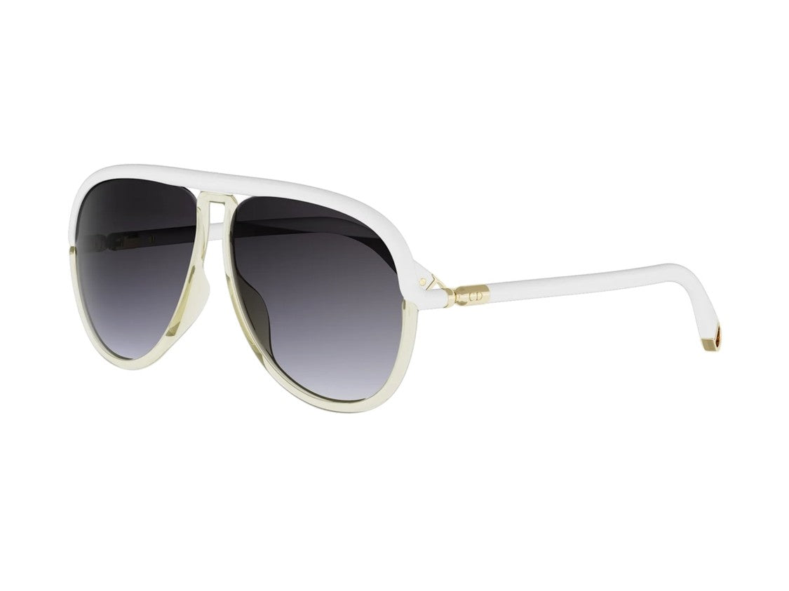 Dior Gold Cd40276i Aviator Sunglasses