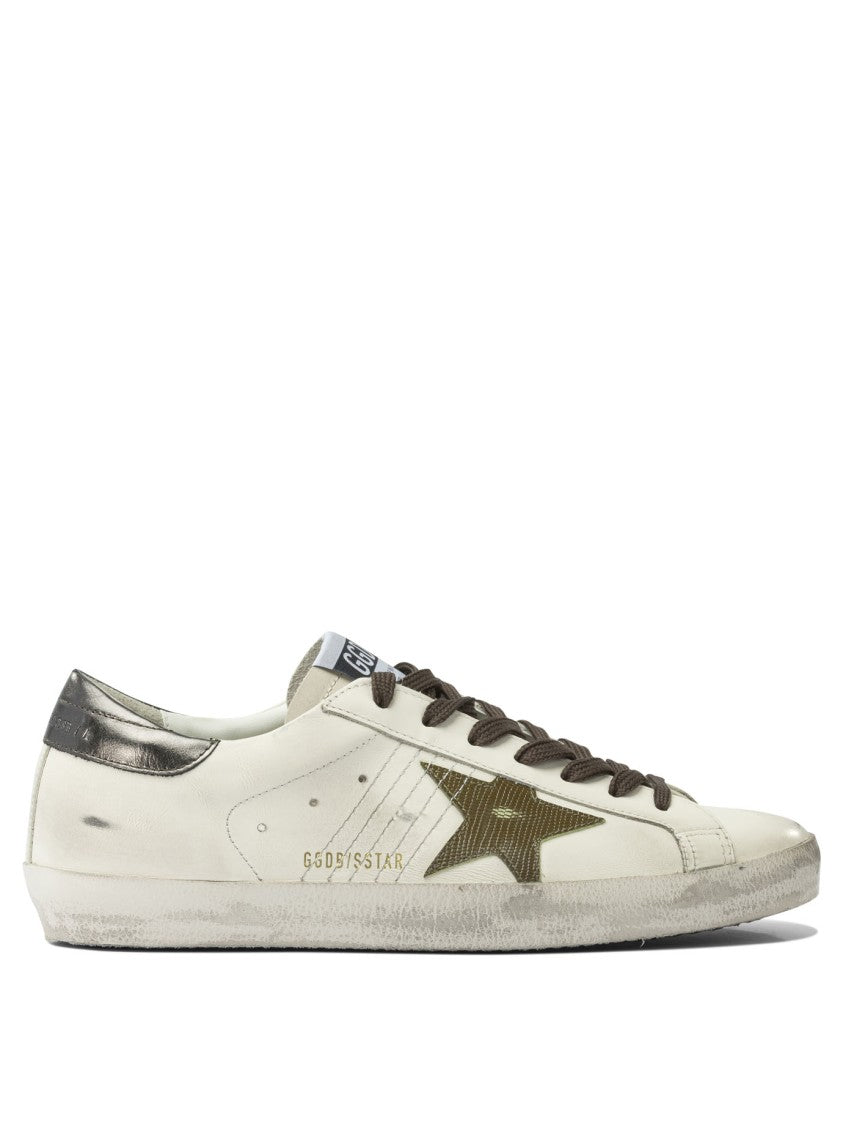 Golden Goose Low-Cut Sneakers With Vintage Leather