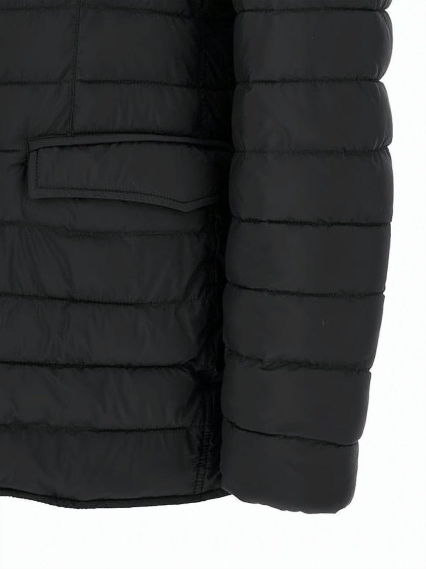 Herno Quilted Padded Jacket With Stand-Up Collar And Flap Pockets
