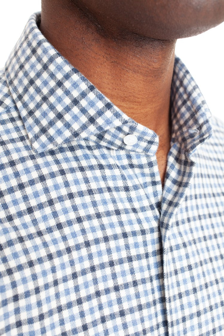 Barba Dandylife Flannel Vichy Print Shirt