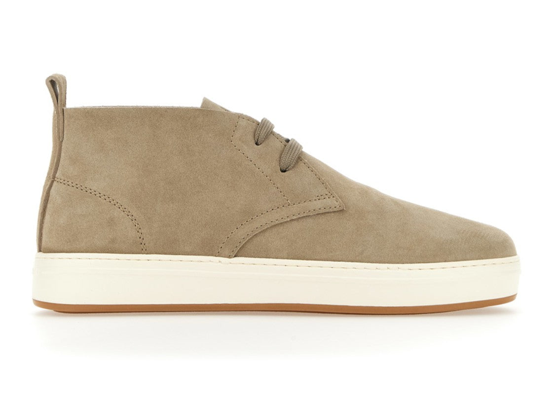 Hogan Suede Minimalist Lace-Up Shoes