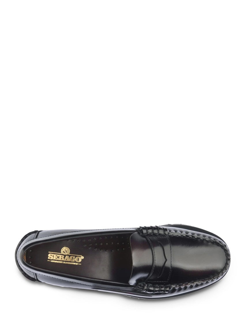 Sebago Dan Lug Polished Leather Moccasin Loafers