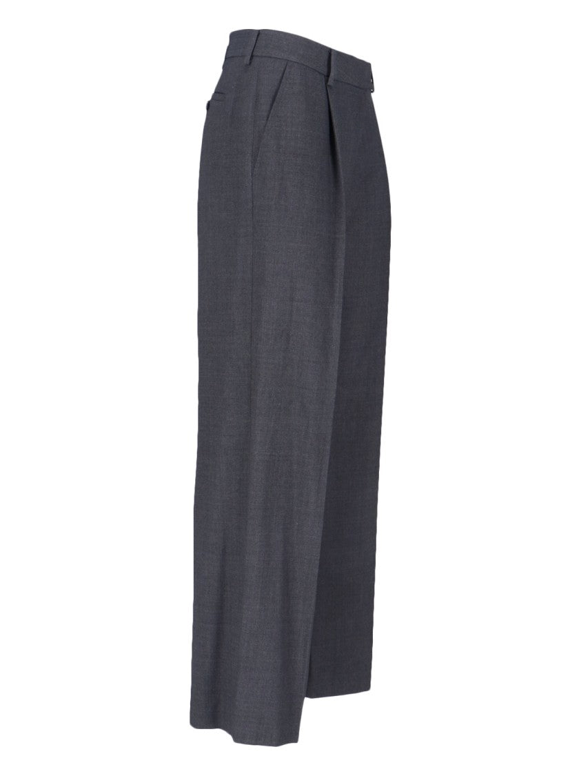 Low Classic Wool Pants – Grey