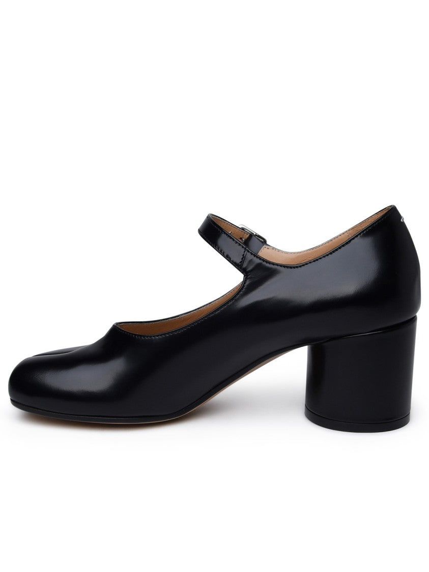 Maison Margiela Black Leather Pumps