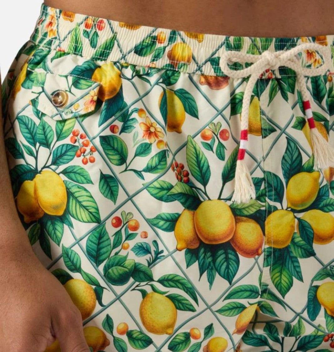Mc2 Saint Barth Multicolor Lighting Printed Swim Shorts