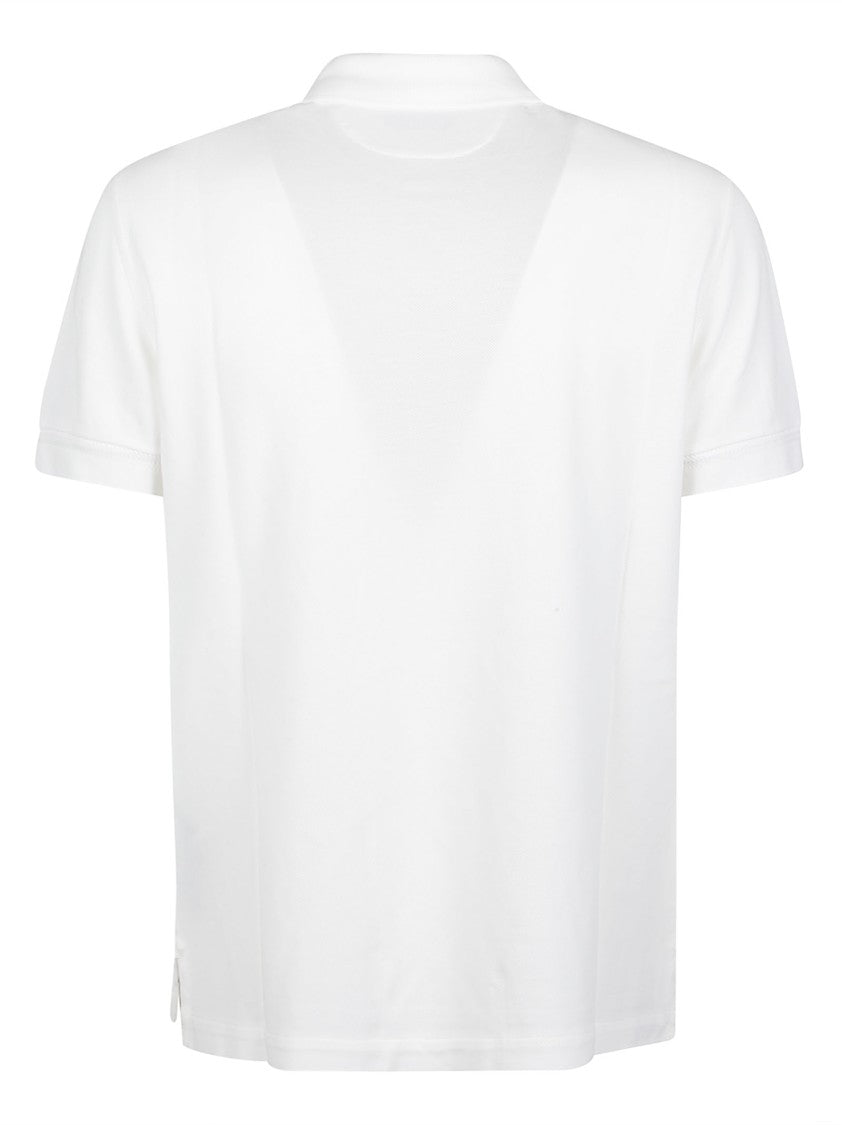 Tom Ford Minimalist White Lyocell Blend Polo Shirt