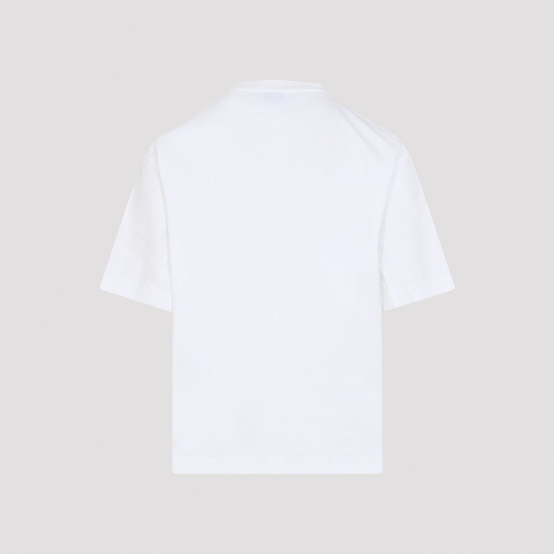 Off-White Minimalist White Cotton T-Shirt With Bold Logo