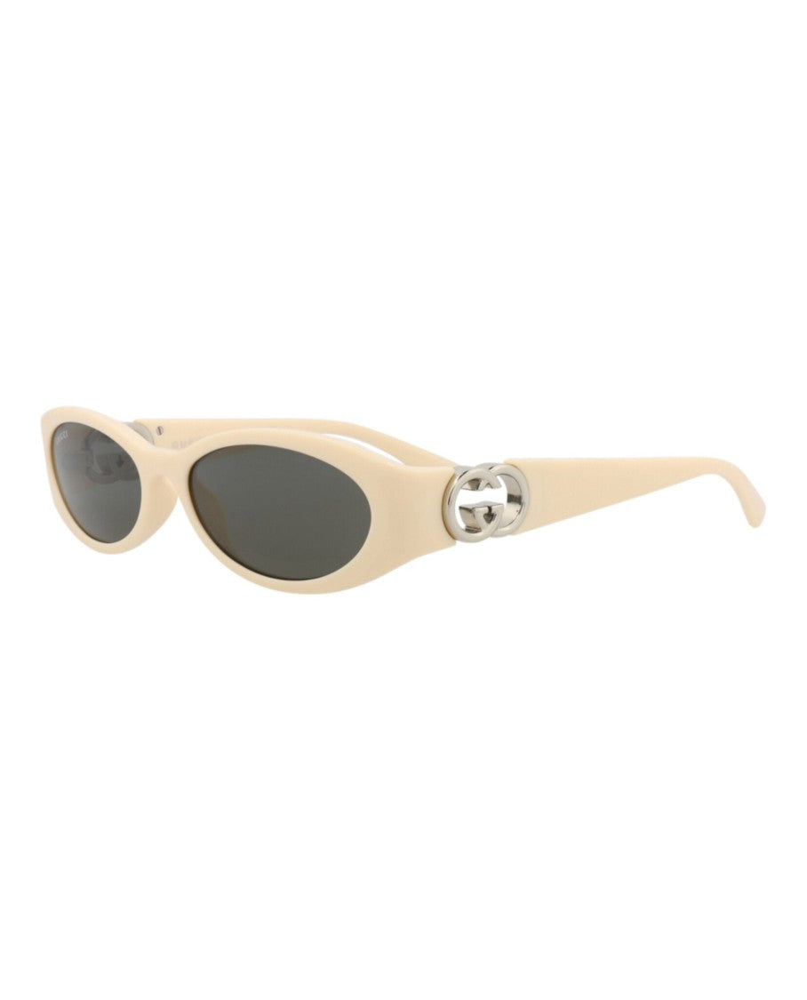 Gucci Round-Frame Injection Sunglasses With Silver-Tone Logo