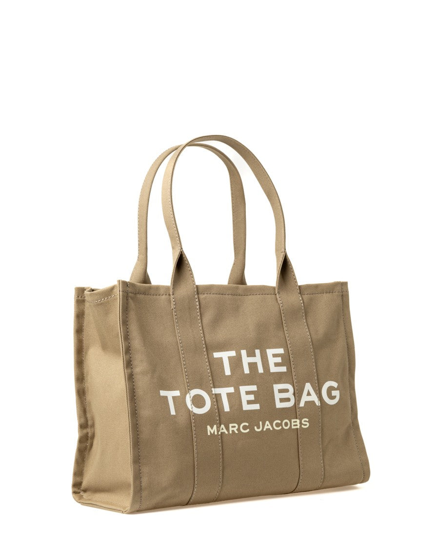 Marc Jacobs Rectangular Canvas Tote Bag With All-Over Logo Print