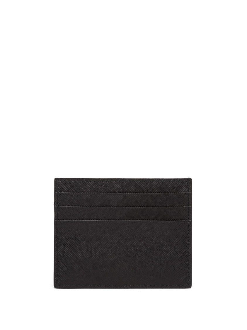 Prada Black Saffiano Leather Card Holder